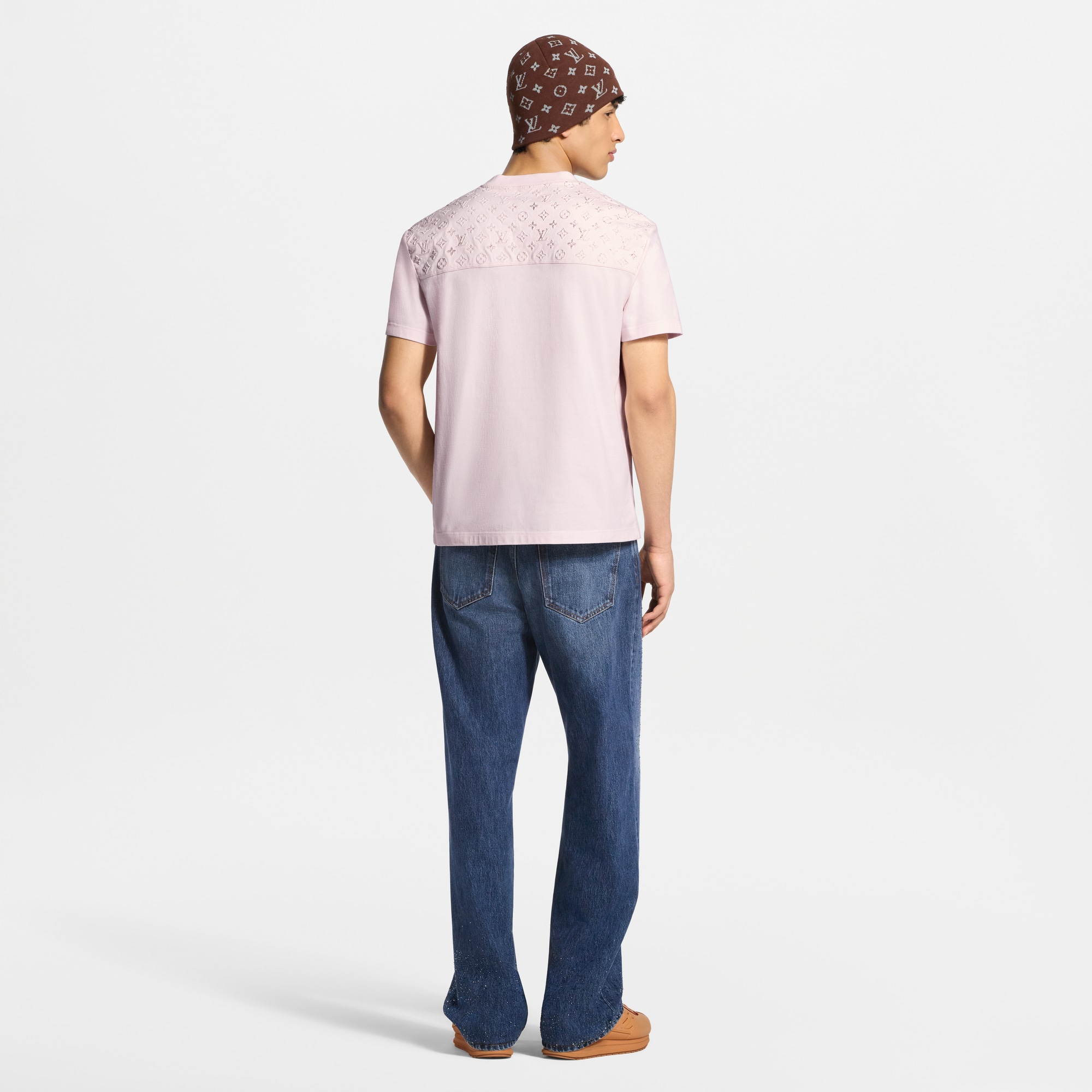 LOUIS VUITTON - ルイ・ヴィトン ショートスリーブ 1AFJG0 ユニセックス Tシャツ ショートスリーブ リフレクティブ シグネチャー Tシャツ ｜ルイ